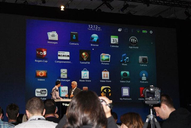 BlackBerry Playbook được cập nhật hệ điều hành mới