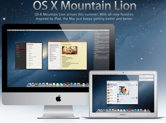 Chi tiết về hệ điều hành OS X 10.8 Mountain Lion