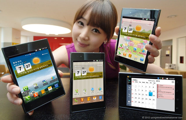 Smartphone 5 inch LG Optimus Vu chính thức ra mắt