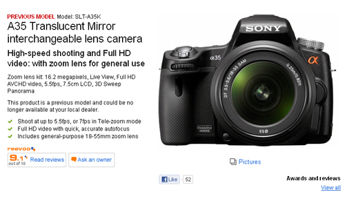 Alpha A35 liệt kê danh sách ngừng sản xuất.