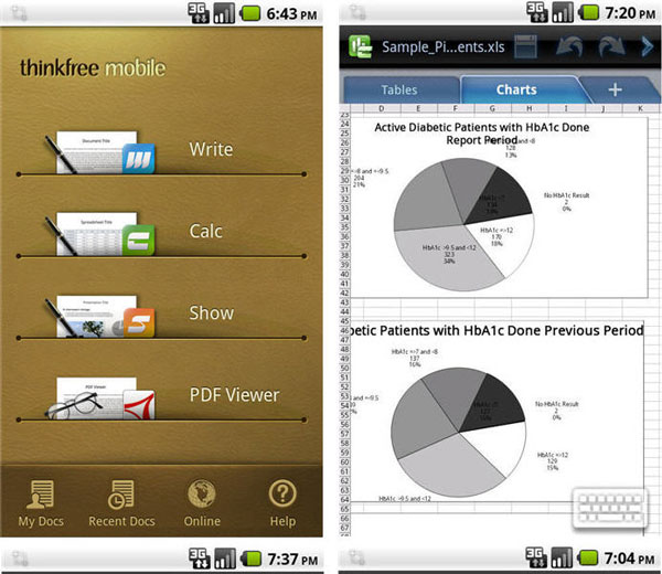 ThinkFree Office Mobile