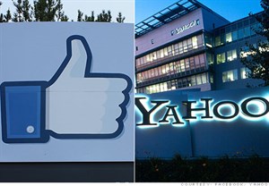 Hãng Yahoo yêu cầu Facebook trả phí bản quyền