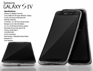 Galaxy S IV lộ cấu hình chi tiết