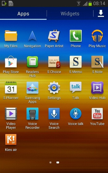 Đã có bản cập nhật Jelly Bean cho Samsung Galaxy Note Đã có bản cập nhật Jelly Bean cho Samsung Galaxy Note