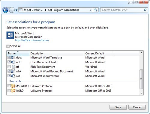 7 cách thay đổi các ứng dụng mặc định trong Windows 7 cách thay đổi các ứng dụng mặc định trong Windows