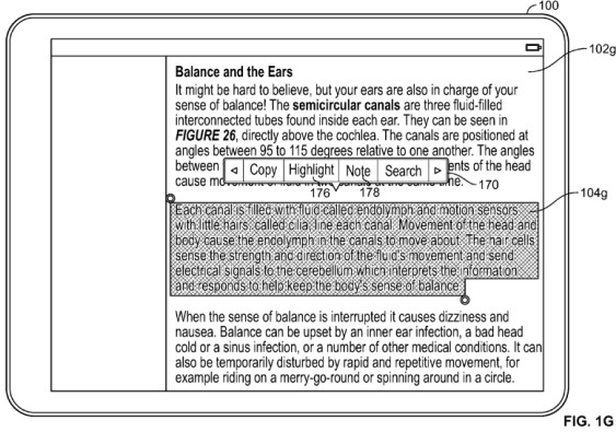 Apple đăng ký công nghệ trợ giúp đọc sách trên iPad