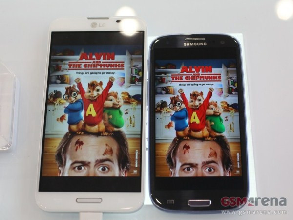 Màn hình Galaxy S III "nịnh mắt" hơn Optimus G Pro Màn hình Galaxy S III "nịnh mắt" hơn Optimus G Pro