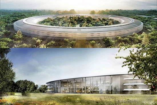Apple sẽ chuyển sang trụ sở như phi thuyền từ 2016 Apple sẽ chuyển sang trụ sở như phi thuyền từ 2016
