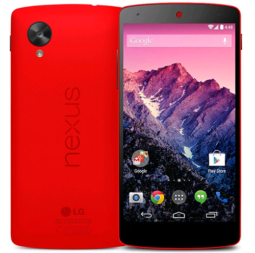 Nexus 5 màu đỏ chính thức bán ra, giá như cũ
