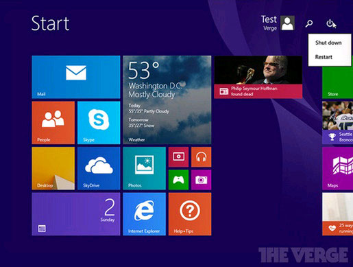 Windows 8.1 được cập nhật tháng 3/2014, hỗ trợ tốt hơn chuột và bàn phím?