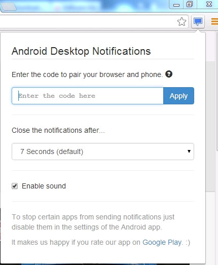 Nhận thông báo từ smartphone Android trực tiếp trên máy tính