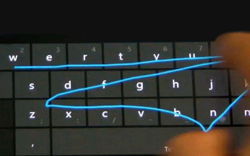 Bàn phím Windows Phone 8.1 Windows Phone 8.1 sẽ hỗ trợ bàn phím "vuốt"