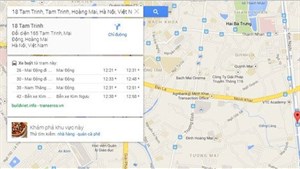 Google Maps phiên bản mới trên máy tính ra mắt chính thức