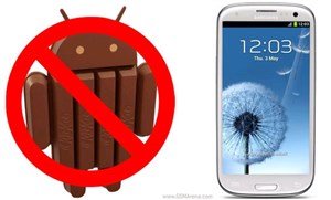 Samsung ra bản cập nhật Android 4.4, không hỗ trợ Galaxy S3