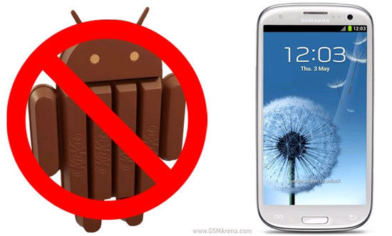 Samsung ra bản cập nhật Android 4.4, không hỗ trợ Galaxy S3