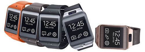 Khả năng thay thế dây và nhiều màu sắc để lựa chọn Samsung Gear 2 và Gear 2 Neo chạy Tizen trình làng