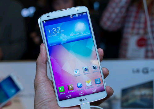 Mẫu sản phẩm LG G Pro 2  LG công bố G Pro 2 và G2 mini