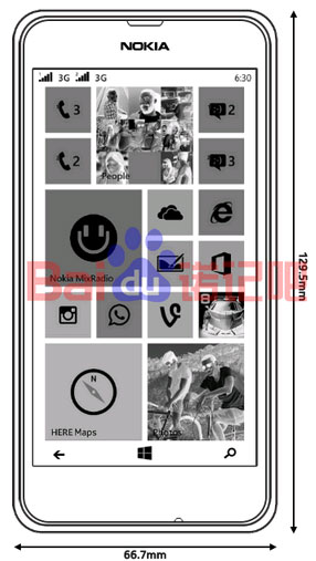Bản thiết kế của Lumia 630 Rò rỉ bản thiết kế Nokia Lumia 630 hỗ trợ 2 SIM