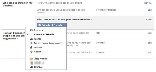Thoát khỏi những bài đăng lên Timeline phiền toái 9 thủ thuật để giữ bí mật cho bản thân trên Facebook