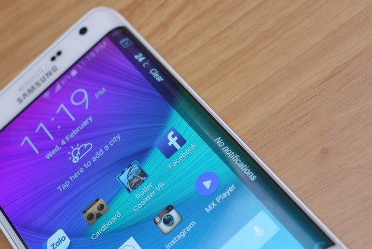 6 tiện ích của màn hình cong trên Galaxy Note Edge