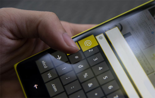 phím @ trên điện thoại  phím @ trên điện thoại