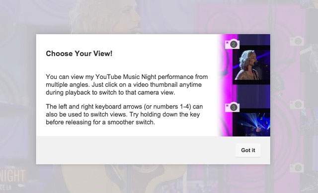 Youtube thử nghiệm tính năng xem video ở nhiều góc quay Youtube thử nghiệm tính năng xem video ở nhiều góc quay