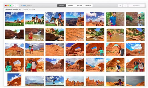 ứng dụng Photos trên OS X 10.10.3 ứng dụng Photos trên OS X 10.10.3
