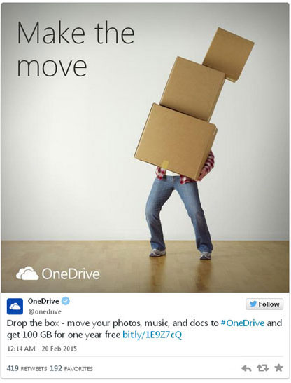 Người dùng Dropbox chuyển sang OneDrive được tặng 100GB miễn phí Người dùng Dropbox chuyển sang OneDrive được tặng 100GB miễn phí