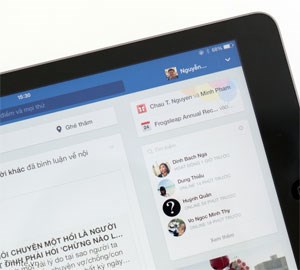 Facebook đang thử nghiệm sidebar mới cho app trên iPad?