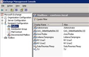 Quản lý mailbox trong Exchange Server 2007