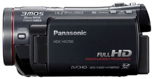 Máy quay Panasonic được trang bị ống kính góc rộng