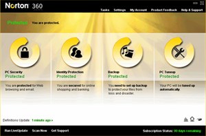 Miễn phí sử dụng Norton 360 v4 90 ngày