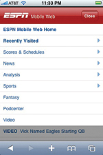Phiền toái web di động