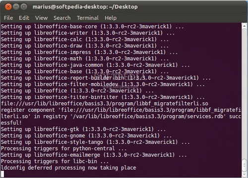 Cài đặt LibreOffice trong Ubuntu