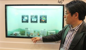Samsung khoe màn LCD trong suốt lớn nhất thế giới