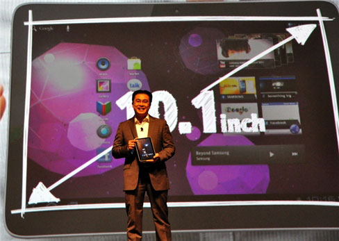 Cận cảnh Galaxy Tab 10.1 tại Samsung Forum 2011 