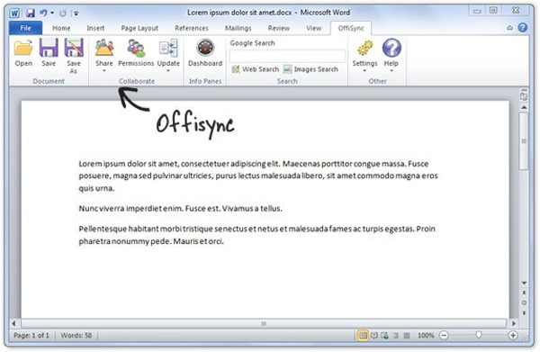 Sử dụng Microsoft Office cùng với Google Docs