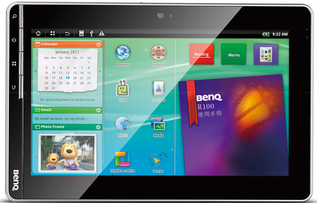 Ngắm tablet 10,1 inch chạy Android của BenQ
