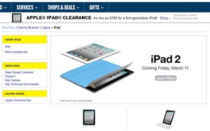 Best Buy, Target, Walmart cũng sẽ bán iPad 2 