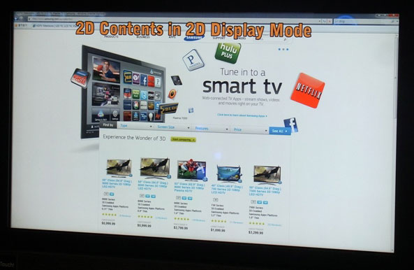 Samsung trình diễn TV 3D 55 inch không cần kính