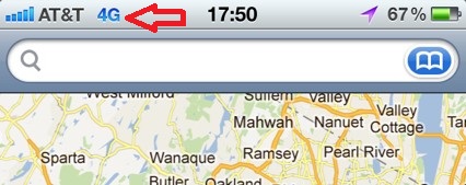 Mạng 4G xuất hiện trên iPhone 4S khiến người dùng bối rối.