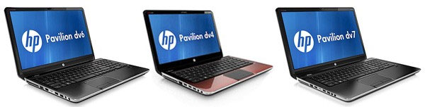 Cấu hình cho các laptop HP Pavilion mới