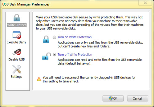 Tạo "tường lửa" miễn phí cho USB
