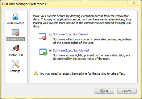 Tạo "tường lửa" miễn phí cho USB