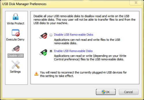 Tạo "tường lửa" miễn phí cho USB