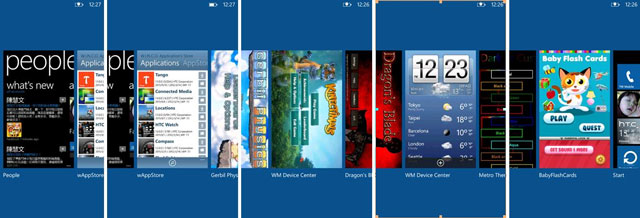 Windows Phone Refresh đa nhiệm tốt với 8 ứng dụng