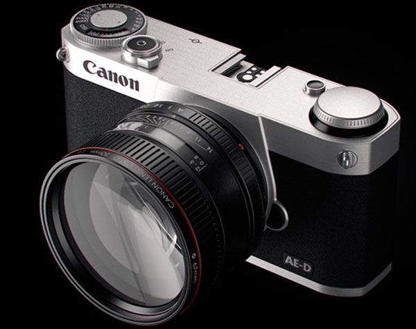 Ý tưởng máy ảnh mirrorless của Canon