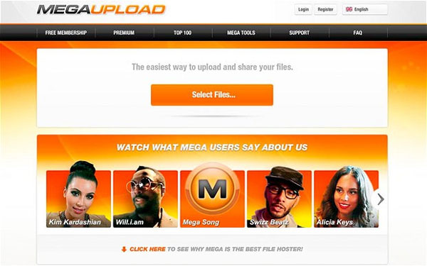 Dữ liệu Megaupload bị giữ làm bằng chứng kiện cáo