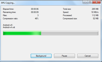 copy image file vào virtualbox