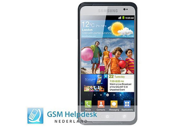 Galaxy S III sẽ có màn hình HD 4,6 inch
